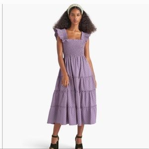 Hill House Plum Floral Jacquard Ellie - size S